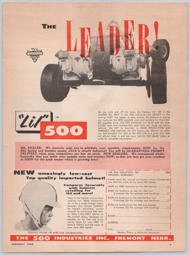 1960 lil 500 kart - lil,