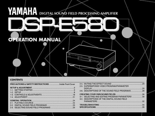 Yamaha dsp e580 amplificatore - yamaha, dsp-e580