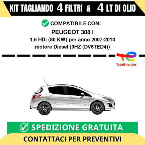 Tagliando per peugeot 308 - peugeot,