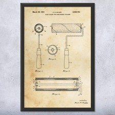 Rullo di pittura brevetto arte