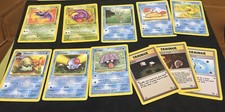 Lotto 11 Carte Pokemon - SET FOSSIL  - ENG