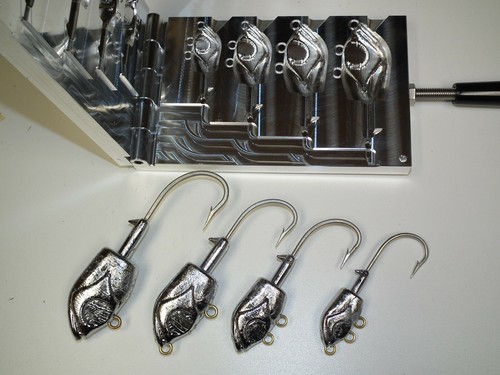 Saltwater guppy jig - guppy, stampo