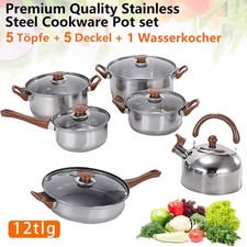 Set pentole acciaio inox