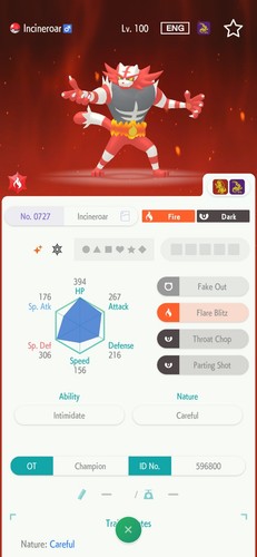 Incinerorar 6iv shiny - incinerorar,