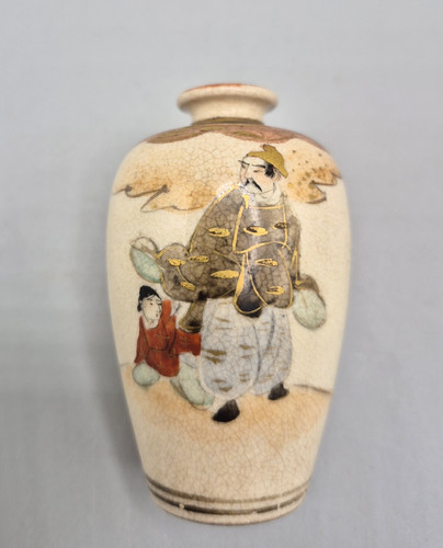 Antico vaso satsuma - satsuma, giapponese