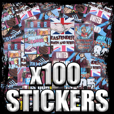 100 adesivi ultras West Ham -