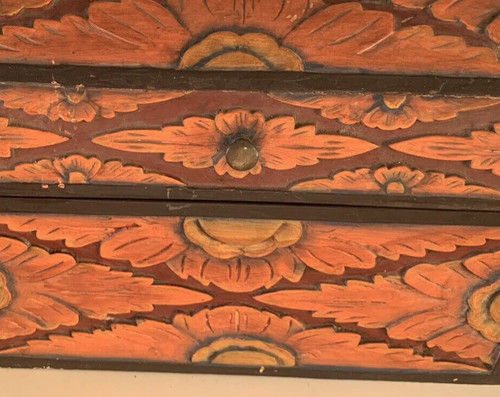 Baule scrigno di legno - scrigno,
