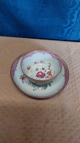 Antica tazza piattino - tazza, cinese