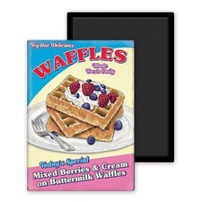 Waffles made fresh daily