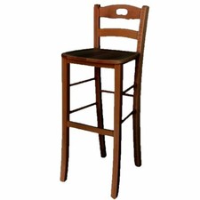 Sgabello con schienale  sedia