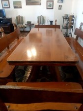 tavolo in legno più panche