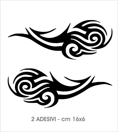 Adesivi tribali per moto o - adesivi,