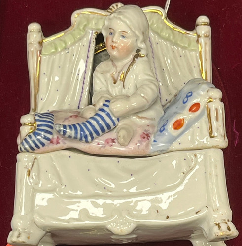 Antico piatto portagioie conta - piatto,