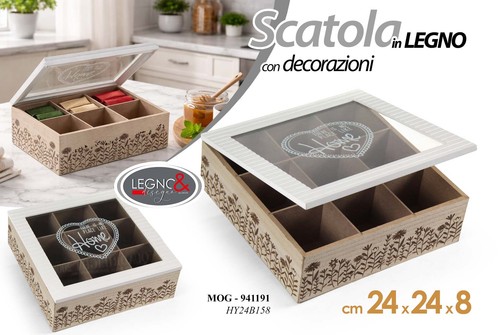 Scatola cofanetto porta