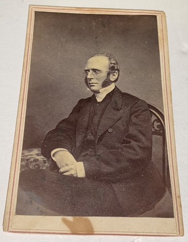 Rara antica foto cdv - foto, vescovo