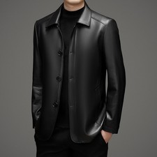 Giacca pelle uomo nuova