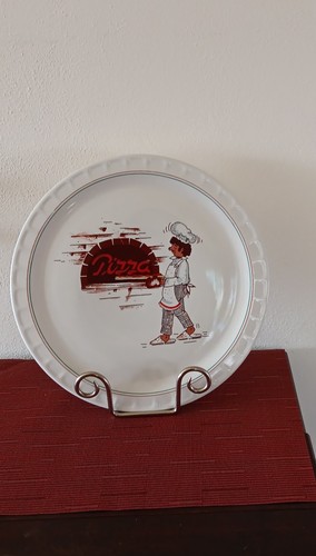 Piatto pizza gres tufo - gres, pietra