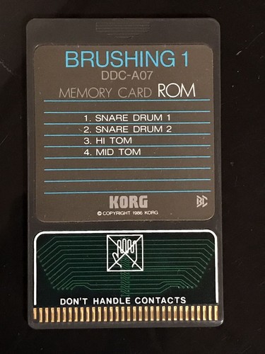 Korg ddc a07 - brushing, 1