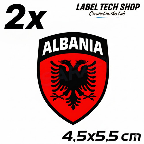 Adesivi albania shqipëria - 2,