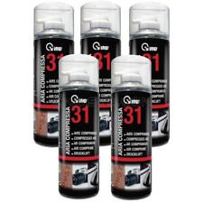 5 BOMBOLETTE SPRAY ARIA COMPRESSA 400ML CON CONVOGLIATORE VMD 31