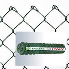 RETE METALLICA PLASTIFICATA PER RECINZIONE MAGLIA SCIOLTA FILO 25 MT.