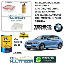 TAGLIANDO 3 FILTRI E OLIO