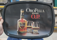 ORO PILLA vassoio Birra Vintage bar drink aperitivo pubblicitario collezione