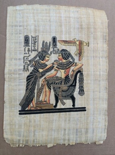 Vintage raro papiro - vintage, egiziano