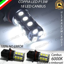 COPPIA LAMPADE P13W 18 LED DRL