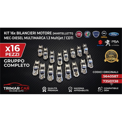 Kit bilancieri motore - kit, 1.3