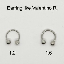 Orecchino piercing tipo valentino rossi / bezzecchi / Earring piercing