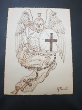 Quadro Pirografato a Mano