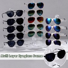 Espositore per occhiali da sole acrilico scaffale vetrina espositore multistrato