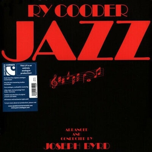 Cooder jazz 180g 2019 - jazz,