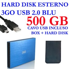HDD HARD DISK ESTERNO 500GB