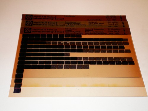 Microfiche catalogo ricambi - catalogo,