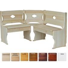 Panca angolare pino legno - panca,