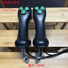 Morsetto raccoglitore legno modificato escavatore controllo elettrico legno joystick manico colla