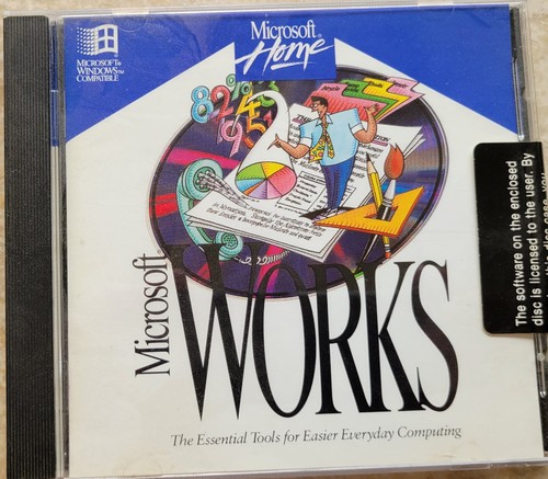 Vintage microsoft - cd,