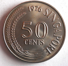SINGAPORE 50 CENTESIMI 1976 -