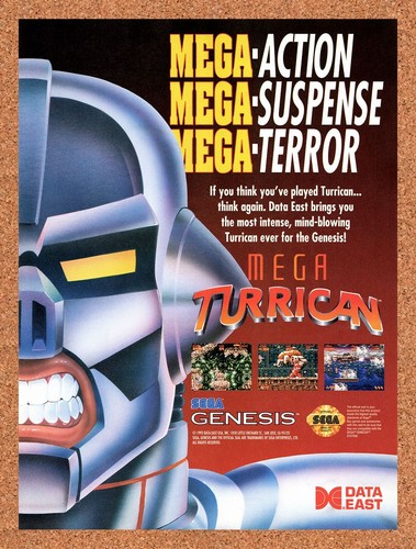 Mega turrican genesis 1993 - turrican,