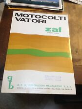 DEPLIANT PUBBLICITARIO VINTAGE MOTOCOLTIVATORI ZAF 1966 