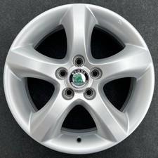 TOP originale Skoda Fabia II 5J Roomster 5J0601025A cerchio in lega 6x15 H2 ET43 cerchio