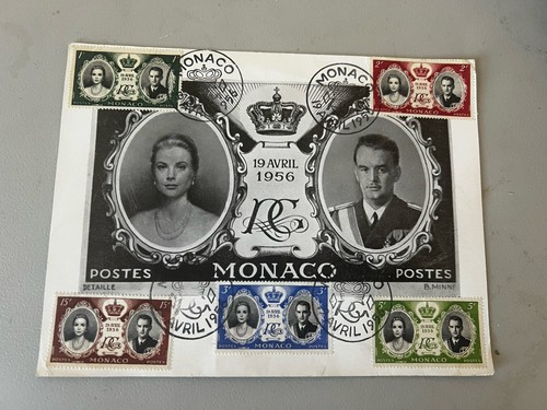 Monaco postcard 1956 special