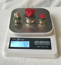 tre piccoli vasi vintage in