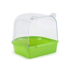 2X(Vasca da Bagno Sospesa per Pappagalli, Facile da Installare, Accessori per Gabbia per Canarini5337