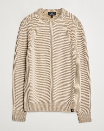 Maglione uomo belstaff beige - uomo,