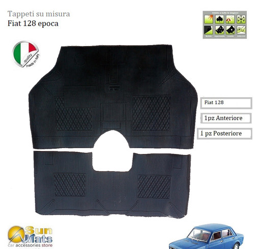 Tappeti gomma per fiat - per, 128