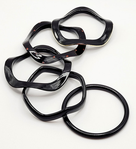 Bracciale colori neri - bracciale, 5