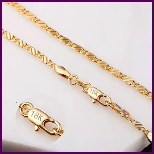 Collana moda oro 2mm - moda,